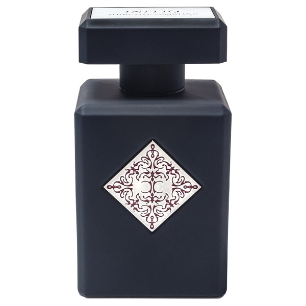 Initio - The Absolutes - Blessed Baraka Parfümflakon in mattem Schwarz mit weißrotem Ornament auf Vorderseite