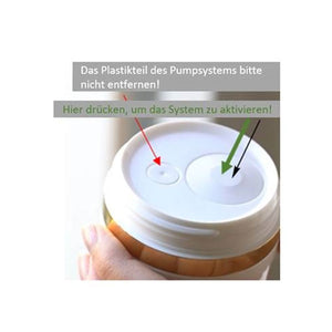 Perris Swiss Laboratory - Active Anti-Aging Face Cream Pumpsystem mit Bedienhinweis für einfache und hygienische Dosierung