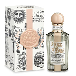 Penhaligon's - Potions & Remedies - A Kiss of Bliss stilvoller Flakon mit pastellfarbenem Verschluss und kunstvoller Umverpackung