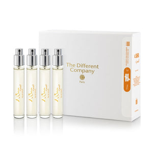The Different Company - Al Sahra - Travelset Refill mit vier handlichen Duftzerstäubern und stilvoller Aufbewahrungsbox