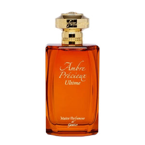 Maître Parfumeur et Gantier - Ambre Précieux Ultime Flakon mit goldenem Verschluss und bernsteinfarbener Flüssigkeit