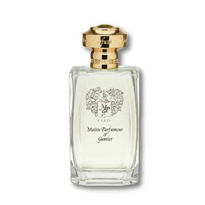 Maître Parfumeur et Gantier - Ambre Tibet Parfumflakon mit goldfarbenem Verschluss vor weißem Hintergrund