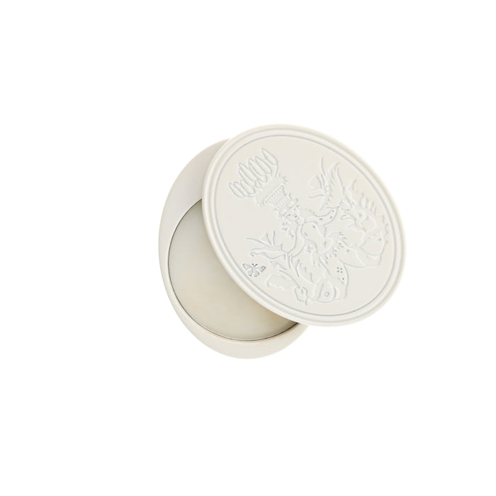 Carthusia - A'MMARE - Creme Parfum in dezent weißem Dosenbehälter mit filigran geprägtem Deckel und zartem Duftstein
