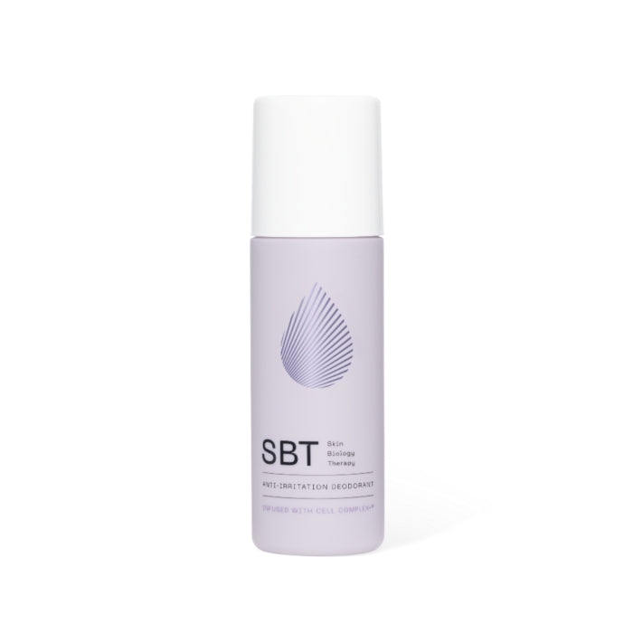 SBT - Body - Anti Irritation Deodorant in helllila Sprühflasche für sanften Schutz und pflegende Feuchtigkeitswirkung