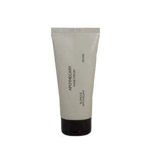 FRAMA - Apothecary - Hand Cream in schlichter, matter Tube mit schwarzem Schraubverschluss vor weißem Hintergrund