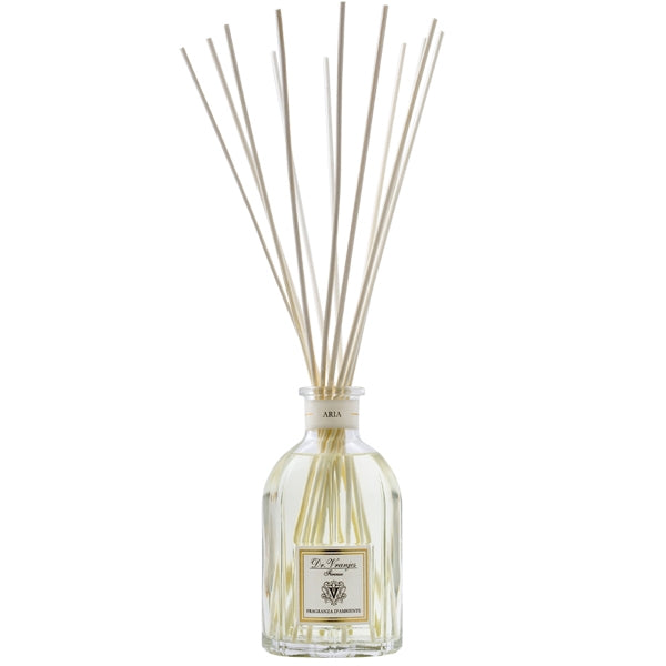 Dr. Vranjes Firenze - Aria - Diffusor mit zitrisch-frischem Duft in klarer Glasflasche und natürlichen Duftstäbchen