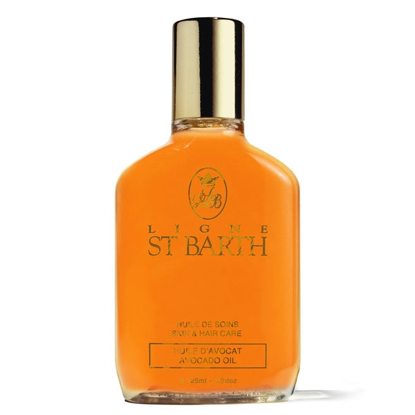 Ligne St Barth - Avocado Oil - Skin & Hair Care Flasche mit goldenem Verschluss und intensivem Pflegeöl für Haut und Haar