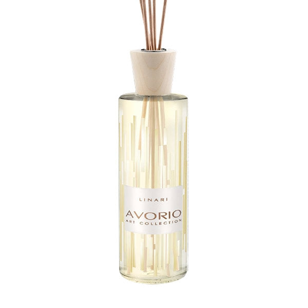 LINARI - Avorio - Art Collection - Diffusor mit dezentem, blumigem Duft aus Jasmin, Maiglöckchen und türkischer Rose