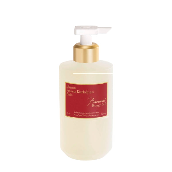 Maison Francis Kurkdjian Paris - Baccarat Rouge 540 - Hand & Body Cleansing Gel mit elegantem Pumpspender und rotem Etikett