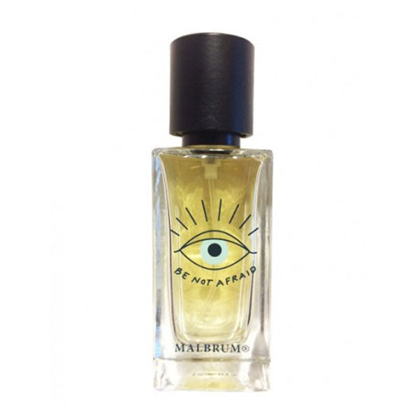 Malbrum - Volume II - Bagheera Parfumflakon mit klarem Glas und schwarzem Verschluss vor weißem Hintergrund