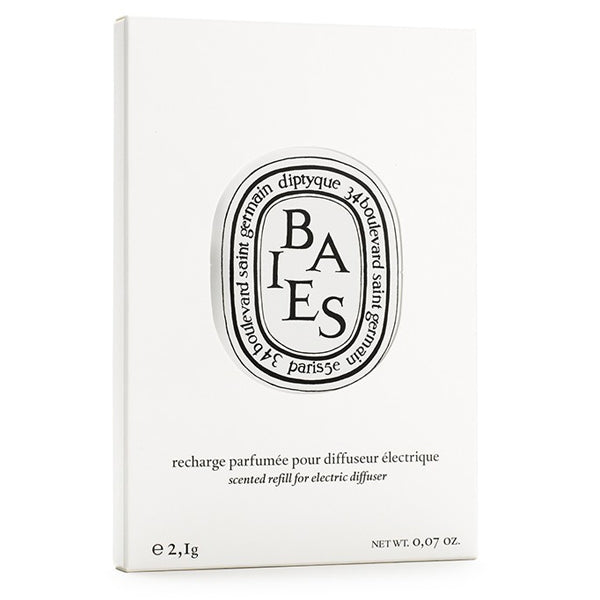 Diptyque - Baies / Beeren - Capsule in schlichter weißer Verpackung mit klassischem ovalem Logo und feiner Typografie