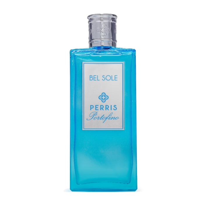 Perris Monte Carlo - Portofino - Bel Sole klarer blauer Flakon mit silberfarbenem Verschluss und stilvollem Etikett