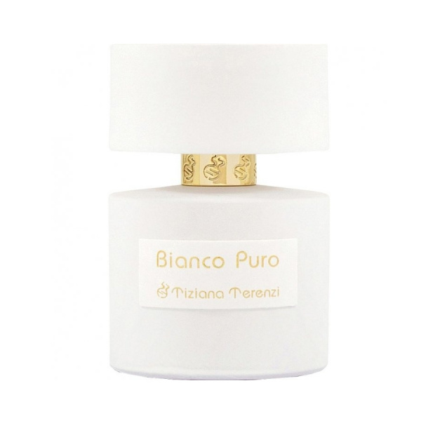 Tiziana Terenzi - Luna Collection - Bianco Puro weißer Flakon mit goldfarbenem Hals und klar lesbarem Etikett