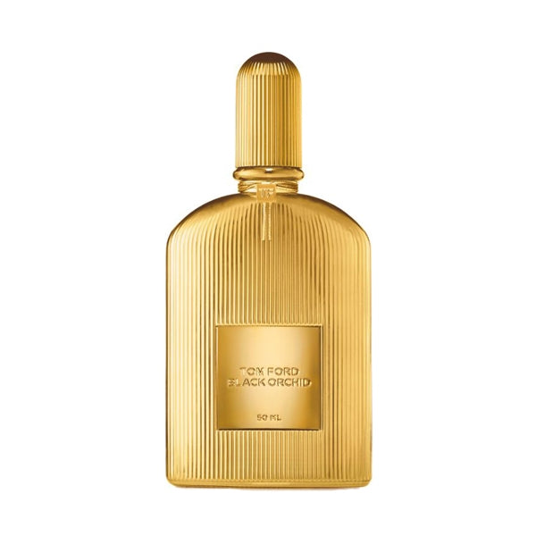 Tom Ford - Signature - Black Orchid Parfum Flakon in glänzendem Gold mit gerillter Struktur und elegantem Design