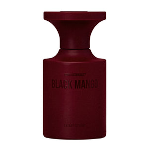 BORNTOSTANDOUT - Black Mango Flakon in tiefdunklem Rot mit schlichtem, edlem Design und samtiger Oberfläche