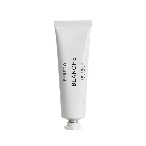 Byredo - Blanche - Hand Cream in dezenter, weißer Tube mit minimalistischer Schrift für gepflegte Hände