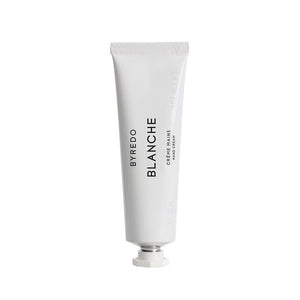 Byredo - Blanche - Hand Cream in dezenter, weißer Tube mit minimalistischer Schrift für gepflegte Hände