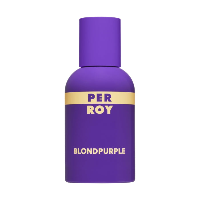 Perroy Parfum - Blond Purple in markanter lila Flasche mit cremefarbenem Schriftzug vor weißem Hintergrund