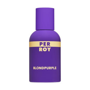 Perroy Parfum - Blond Purple in markanter lila Flasche mit cremefarbenem Schriftzug vor weißem Hintergrund