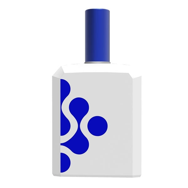 Histoires de Parfums - This is not a Blue Bottle 1.5 weißer Flakon mit blauem organischem Muster und blauem Verschluss