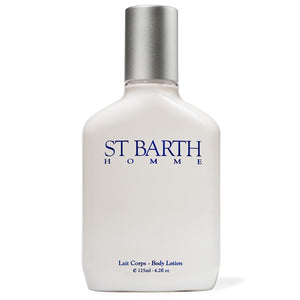 Ligne St Barth - Homme - Body Lotion weiße Flasche mit silberfarbenem Verschluss für belebende Feuchtigkeitspflege