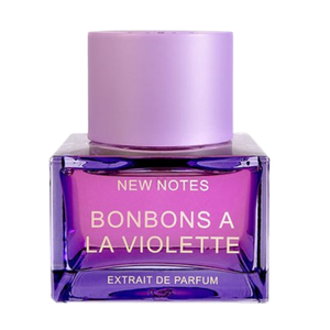 New Notes - Contemporary Blend Collection - Bonbons à la Violette klarer Flakon in violett mit pastellfarbenem Deckel