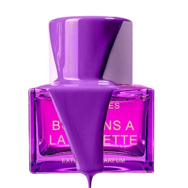 New Notes - Contemporary Blend Collection - Bonbons à la Violette Flakon in intensiver violetter Optik mit fließendem Lackverschluss
