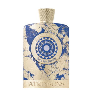 Atkinsons 1799 - Born for Eternity Parfümflakon in Blau und Gold mit antikem, ägyptisch inspiriertem Design und texturiertem Verschluss