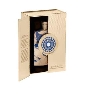 Atkinsons 1799 - Born for Eternity Parfum Intense in eleganter goldener Box mit antik anmutendem blauem Flakon