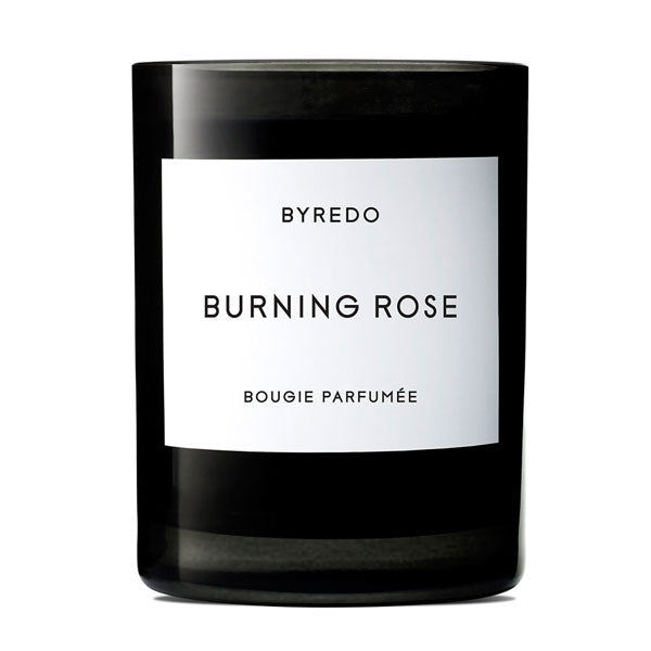 Byredo - Bougie Parfumée - Burning Rose elegante Duftkerze mit intensivem Rosen Absolue und holzig-rauchigem Charakter