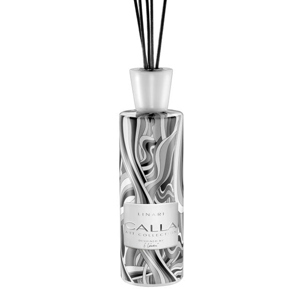 LINARI - Calla - Art Collection - Diffusor mit künstlerischer Flasche und stilvollem Duftdesign für exklusive Raumakzente