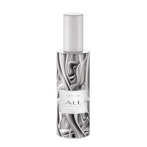 LINARI - Calla - Art Collection - Raumspray in modernem Flakon mit abstraktem Schwarz-Weiß-Design für besondere Duftmomente