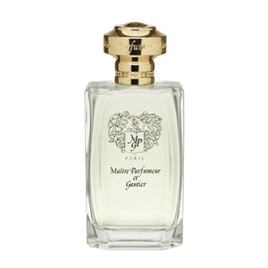Maître Parfumeur et Gantier - Eau de Camélia Chinois eleganter Flakon mit goldfarbenem Verschluss auf weißem Hintergrund