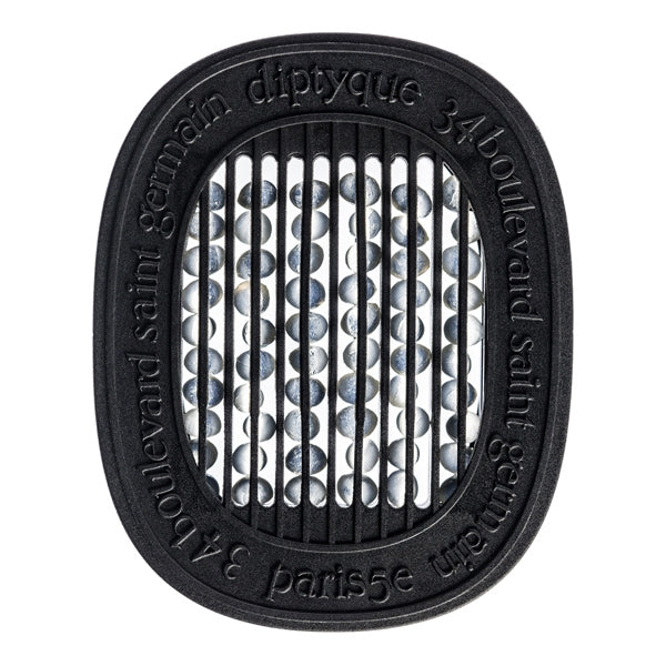 Diptyque - Gingembre / Ingwer - Capsule mit schwarzem Gehäuse und sichtbar duftenden Perlen hinter feinen Streben