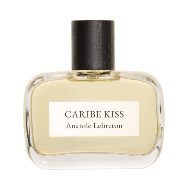 Anatole Lebreton - Caribe Kiss klarer Flakon mit schwarzem Verschluss und minimalistischem Etikett auf weißem Hintergrund