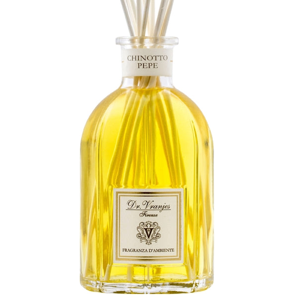 Dr. Vranjes Firenze - Chinotto & Pepe - Diffusor mit klarer Frische und feinen Zitrusnoten, elegant verfeinert mit Myrtenaroma