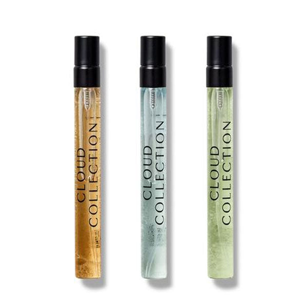 Zarkoperfume - Cloud Collection - Travelset mit drei verschiedenen Travelsize Düften in schlanken Sprayflaschen