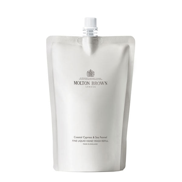 Molton Brown - Coastal Cypress & Sea Fennel - Fine Liquid Hand Wash - Refill im minimalistischen Nachfüllbeutel für sanfte Handpflege
