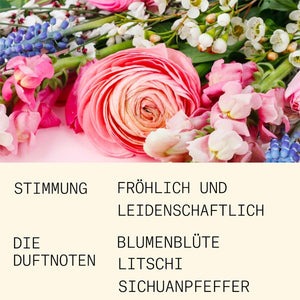 L'Atelier Parfum - Opus 1 - Coeur de Pétales zeigt fröhliche Blumenpracht mit zarten Blüten in pastelligen Tönen