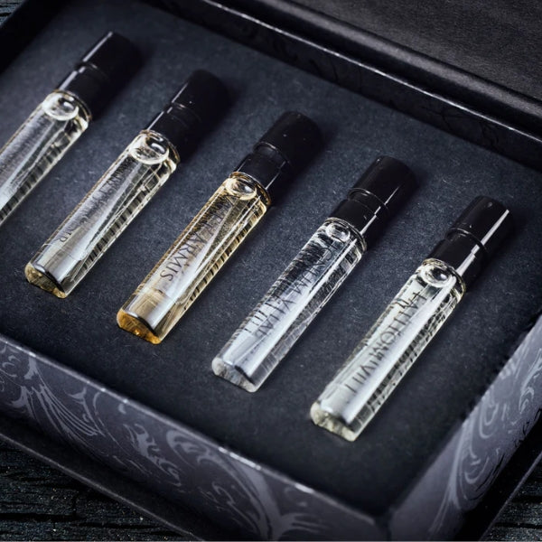 BeauFort London - Come Hell or High Water - Discovery Set mit fünf Duftproben in eleganter schwarzer Geschenkbox