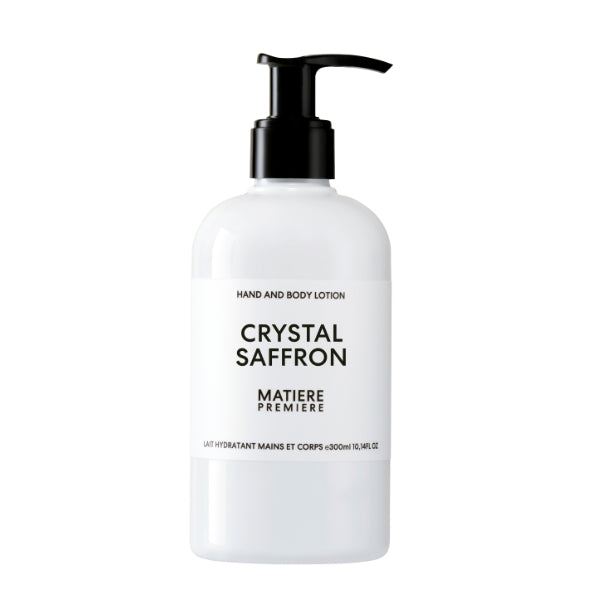 Matière Première - Crystal Saffron - Hand & Body Lotion mit leichter Textur für geschmeidig weiche Haut und leuchtenden Duft