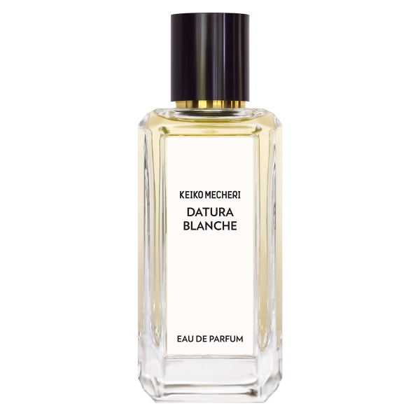 Keiko Mecheri - Datura Blanche Parfum mit klarem Flakon, schlichtem Design und elegantem schwarzem Verschluss