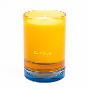 Paul Smith - Day Dreamer - Duftkerze im zweifarbigen Glas mit sonnigem Gelb und kräftigem Blau, schlichtes Design