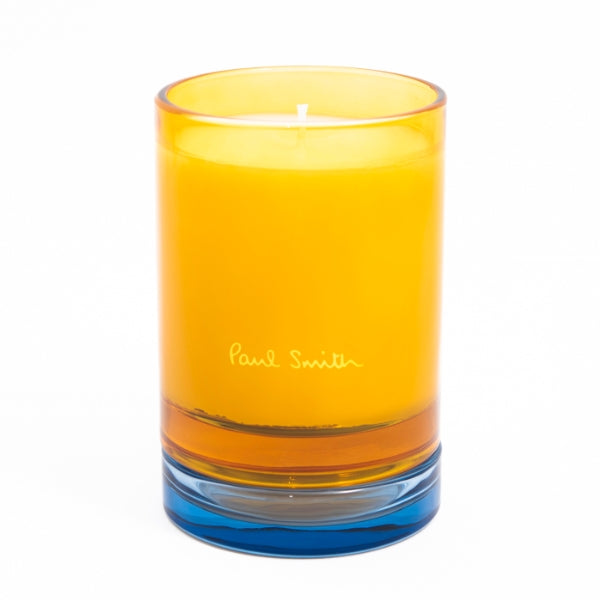 Paul Smith - Day Dreamer - Duftkerze im zweifarbigen Glas mit sonnigem Gelb und kräftigem Blau, schlichtes Design