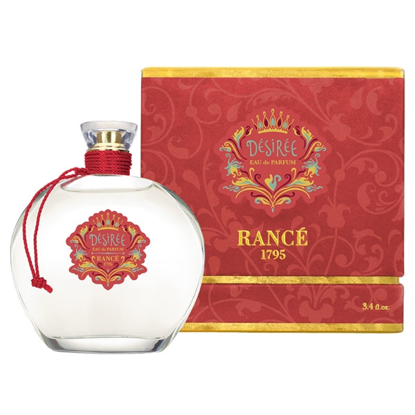 Rancé 1795 - Collection Impériale pour Femme - Désirée runder Flakon mit rotem Etikett und passender Geschenkbox in Rot und Gold