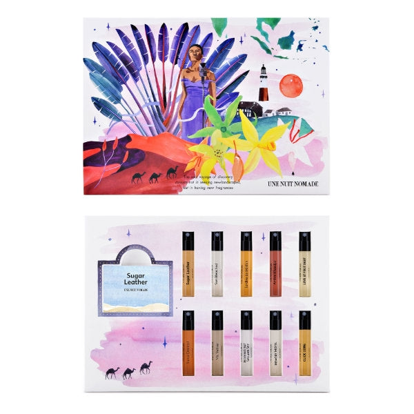 Une Nuit Nomade - Discovery Kit mit zehn 2,5 ml Duftproben in kunstvoll gestalteter Verpackung