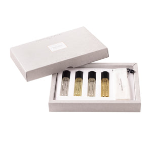 Essential Parfums - Travel Set - Voyage in a Bottle mit vier eleganten 10 ml Duftsprays und Beutel in edler Box