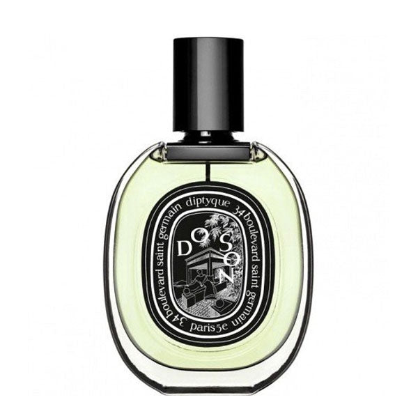 Diptyque - Do Son - Eau de Parfum mit transparentem Flakon und schwarzem Etikett, elegant und zeitlos gestaltet
