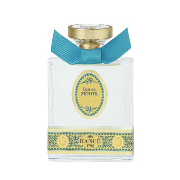 Rancé 1795 - Rue Rancé Collection Privée pour Femme et Homme - Eau de Zephyr Flakon mit türkisfarbenem Schleifenband und goldener Kappe