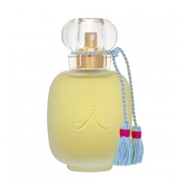 Parfums de Rosine - Écume de Rose Parfumflakon mit matter Oberfläche und zartblauer Quaste im romantischen Design